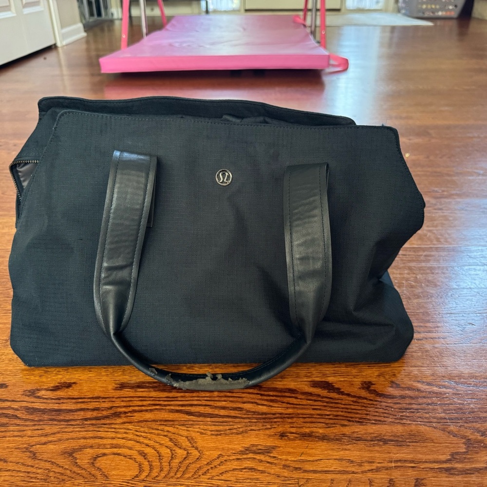 lululemon athletica Black Duffel Bag